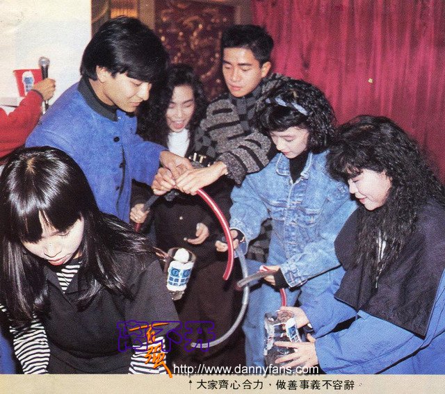 1987 陈百强参与饥馑三十活动 (live   图片)